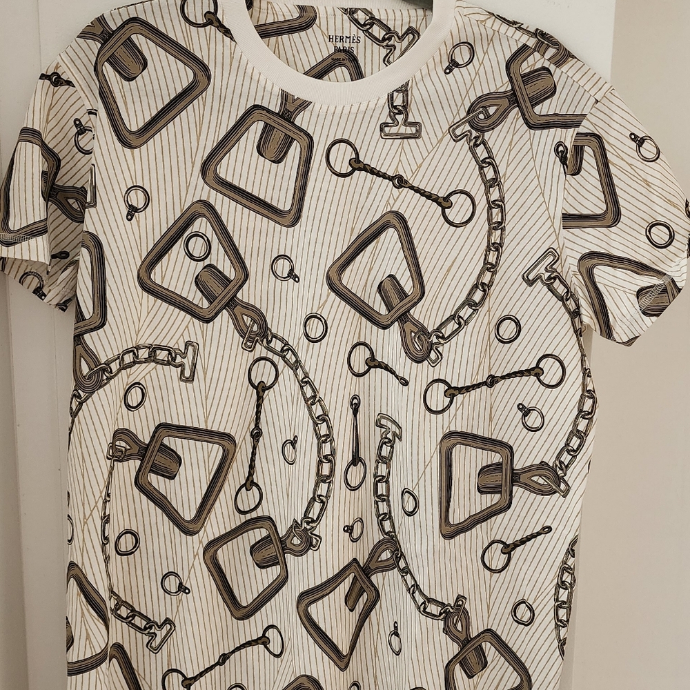 GIFTABLE NWT Hermès "Effet Kaleidoscope" maxi dress cotton sz 36 - Picture 5 of 9